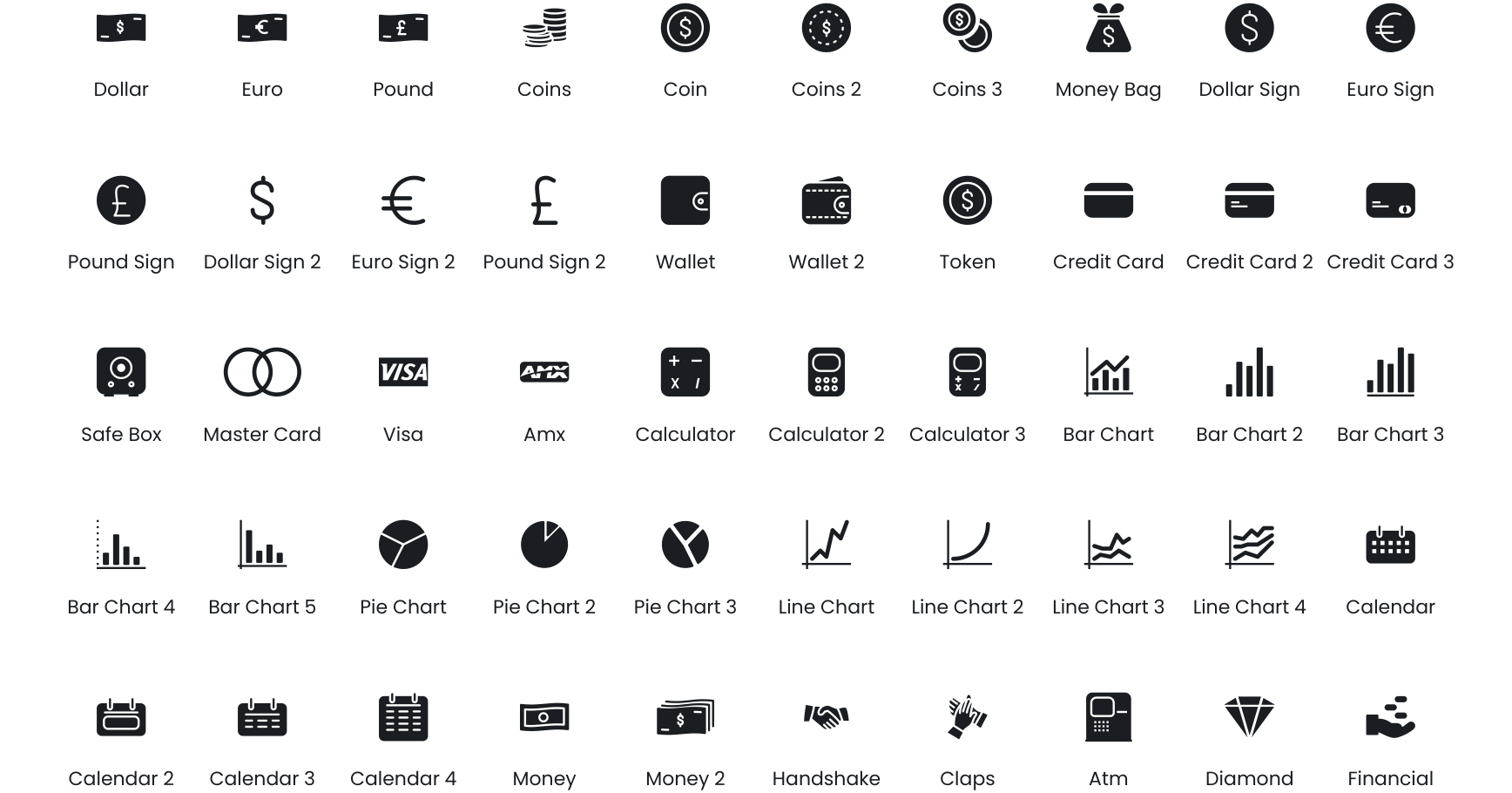 Business & Finance icons