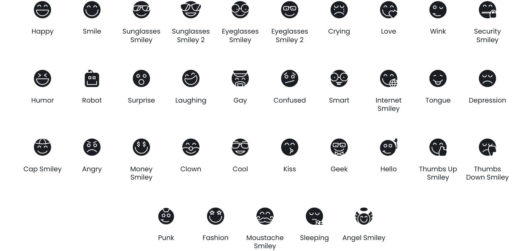 Emoticons icons