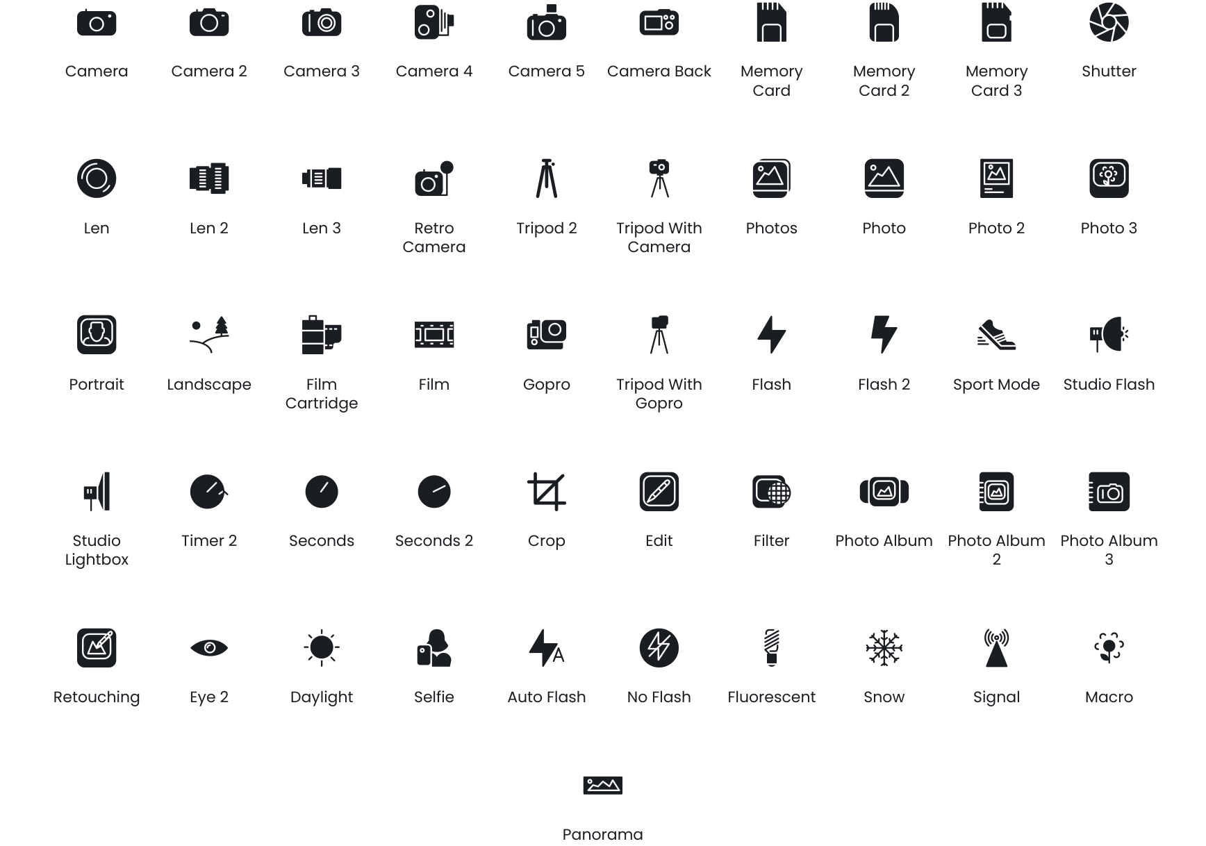 Photos icons