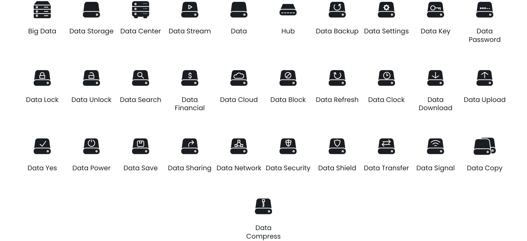 Database icons