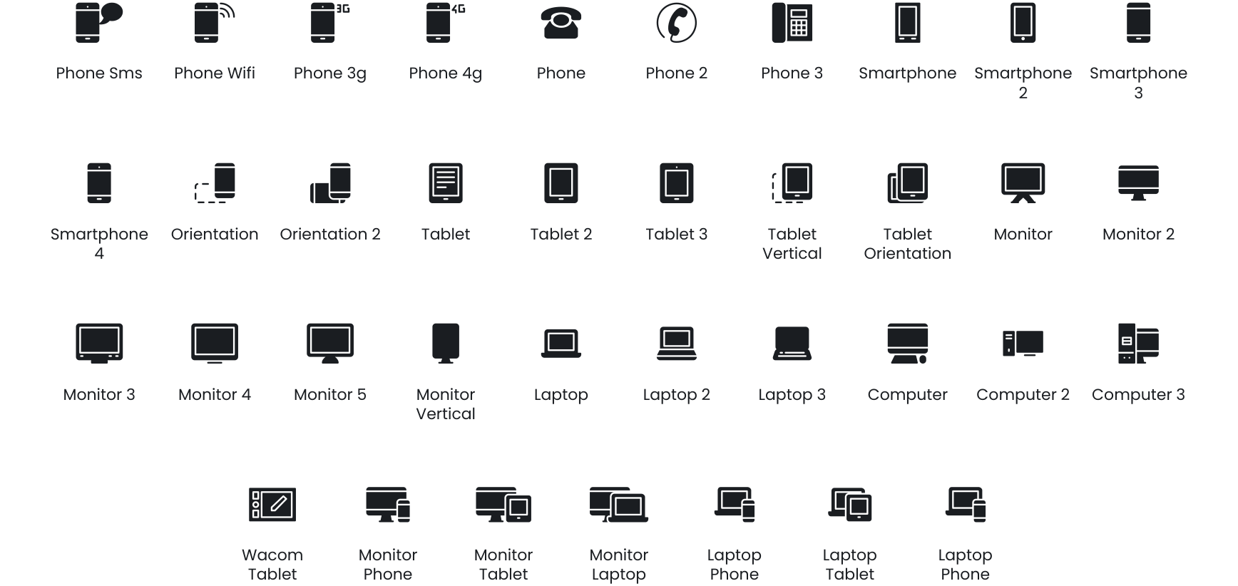 Desktop Apps icons